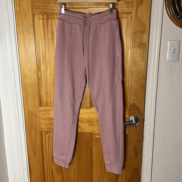 NWT 7 For All Mankind Jogger Sweatpants Mauve Blush size XS - Picture 5 of 6